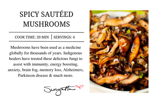 SPICY SAUTÉED MUSHROOMS