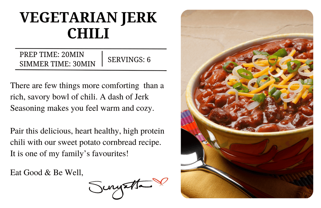 Vegetarian Jerk Chili