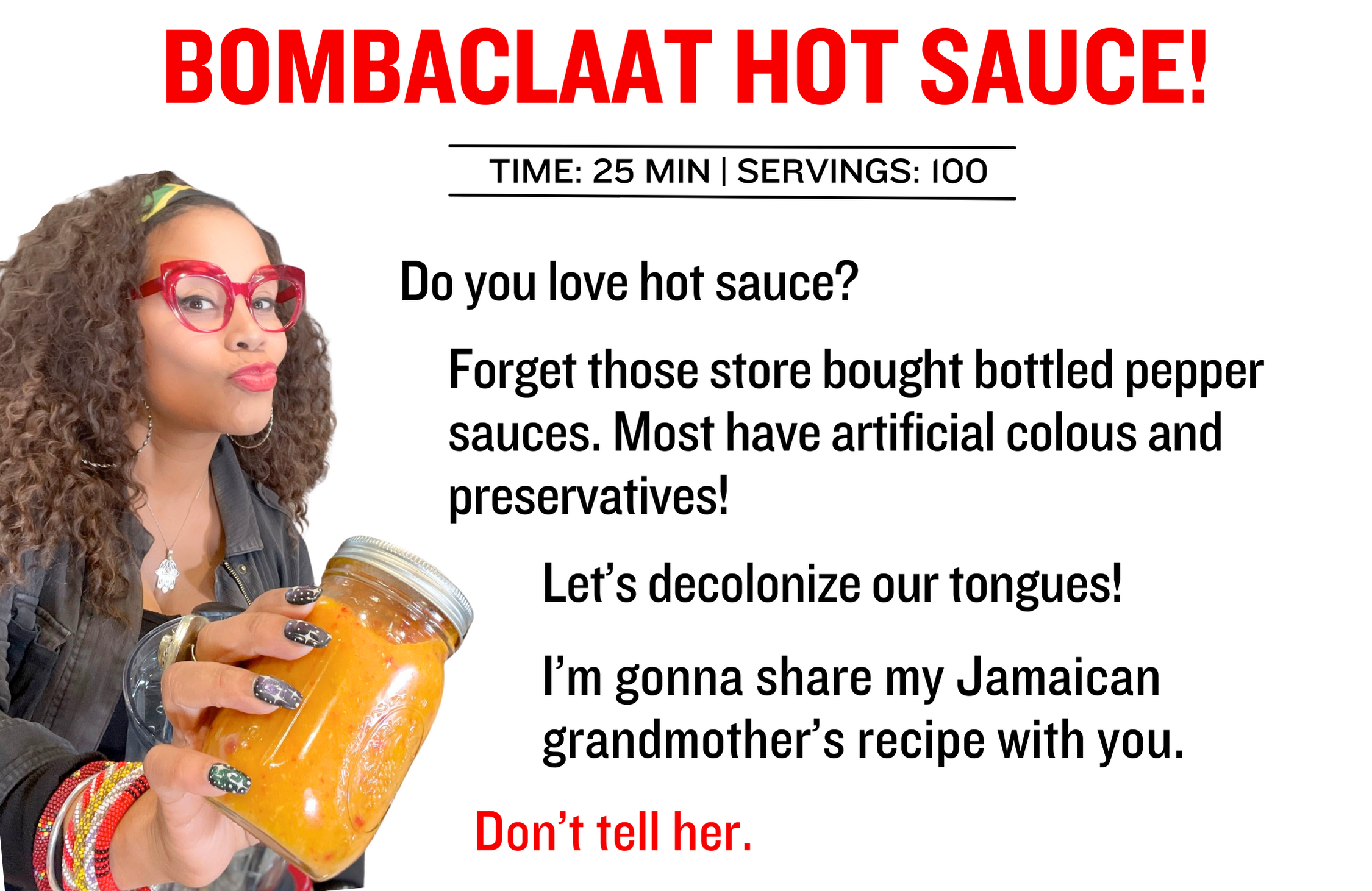 BOMBACLAAT Hot Sauce!