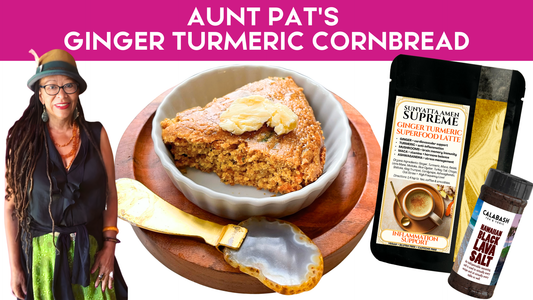 AUNT PAT'S GINGER TURMERIC CORNBREAD RECIPE