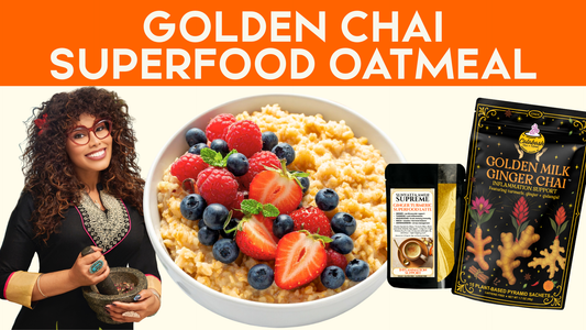 GOLDEN CHAI SUPERFOOD OATMEAL RECIPE