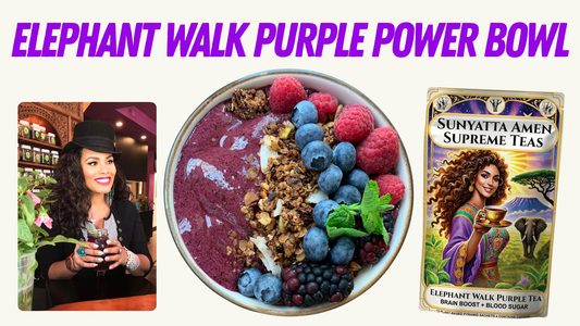ELEPHANT WALK PURPLE POWER BOWL