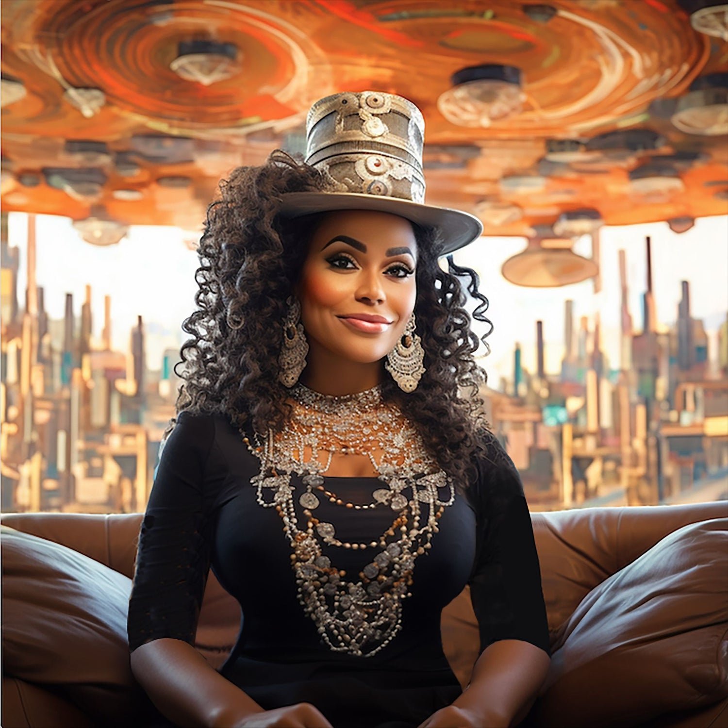 Dr. Sunyatta in afrofuturist scene