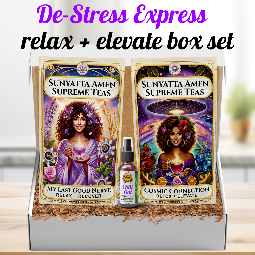 DE-STRESS EXPRESS: relax + elevate Box Set – Calabash Tea