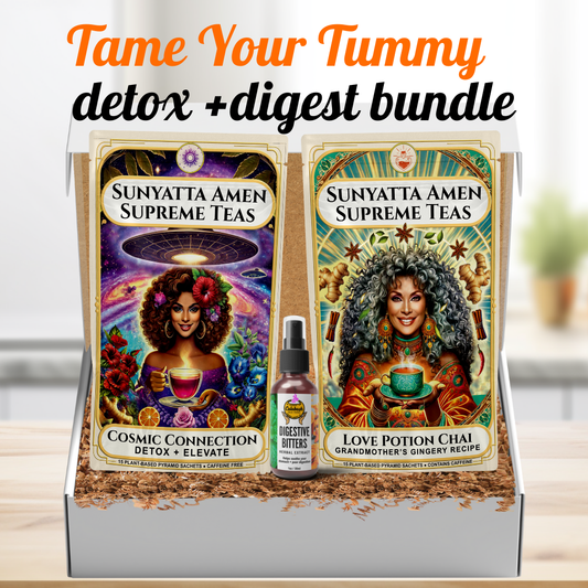 TAME YOUR TUMMY: teatox + digest bundle