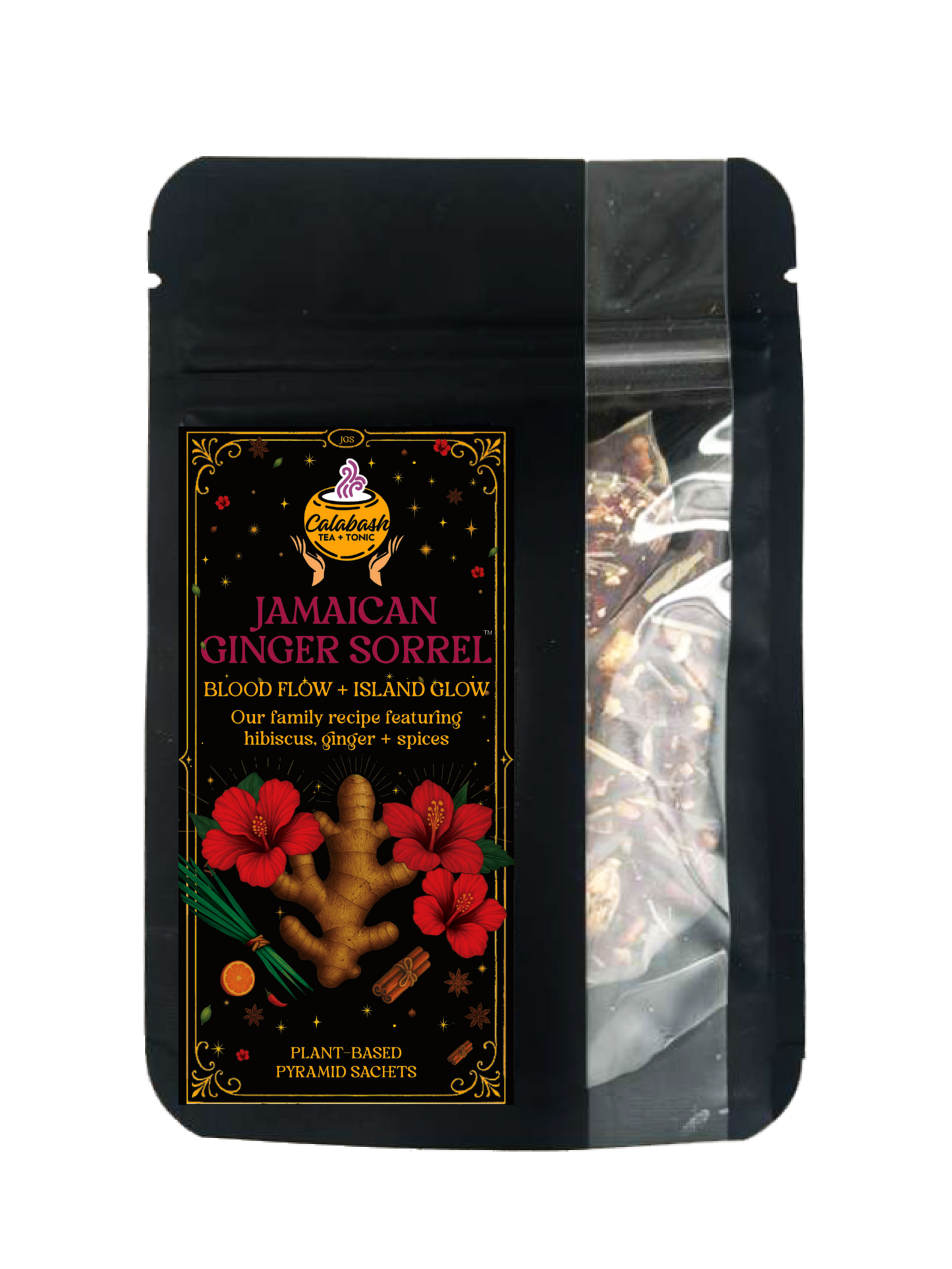 JAMAICAN GINGER SORREL: Balanced energy + flow support