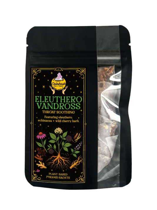ELEUTHERO VANDROSS: SORE THROAT + VOCALIST + SPEAKER TEA SAMPLER