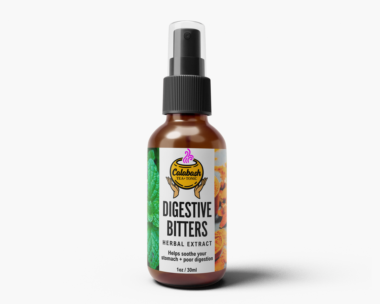 BITTERS - DIGESTIVE HERBAL EXTRACT : soothing comfort for the GI tract