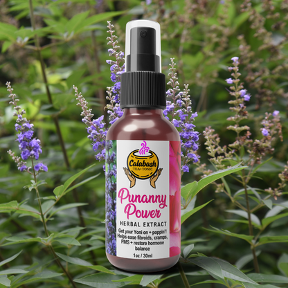 PUNANNY POWER HERBAL EXTRACT: womb health + fibroids + pms - on the go