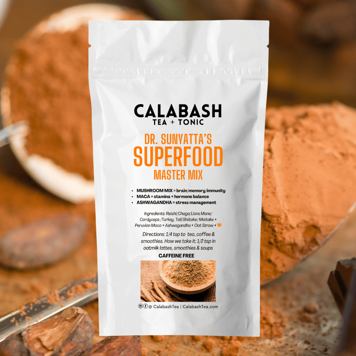 Sunyatta’s Superfood Master Mix - Caffeine Free!! – Calabash Tea