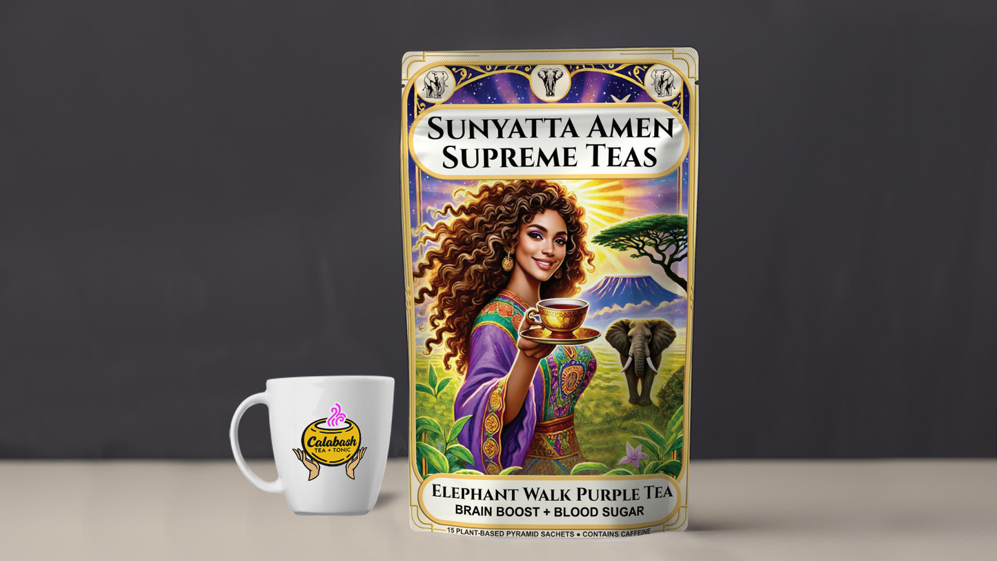 ELEPHANT WALK PURPLE TEA: BRAIN BOOST + BLOOD SUGAR