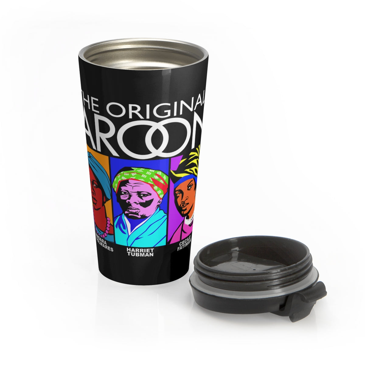 THE ORIGINAL MAROON 5 (WOMEN WARRIORS)STAINLESS STEEL TRAVEL TUMBLER, 15oz